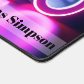 2026 Neon Futuristic Cyberpunk Gaming デスクマット (コーナー)