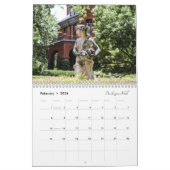 2026 New Charming Savannah Calendar カレンダー (2月 2026)