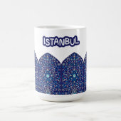 2026 New Istanbul Turkey Souvenir Blue コーヒーマグカップ (中央)