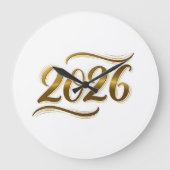 2026 New Year ラージ壁時計 (正面)