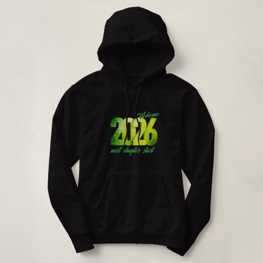 2026 NEW YEAR ADULT PULLOVER HOODIE パーカ (デザイン正面)