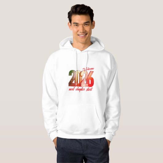 2026 NEW YEAR ADULT PULLOVER HOODIE パーカ (正面フル)