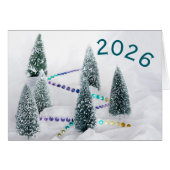 2026 new year & Christmas trees rhinestones wish (正面横)