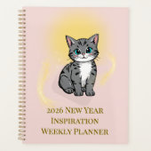2026 New Year Inspiration Weekly Planner プランナー手帳 (正面)