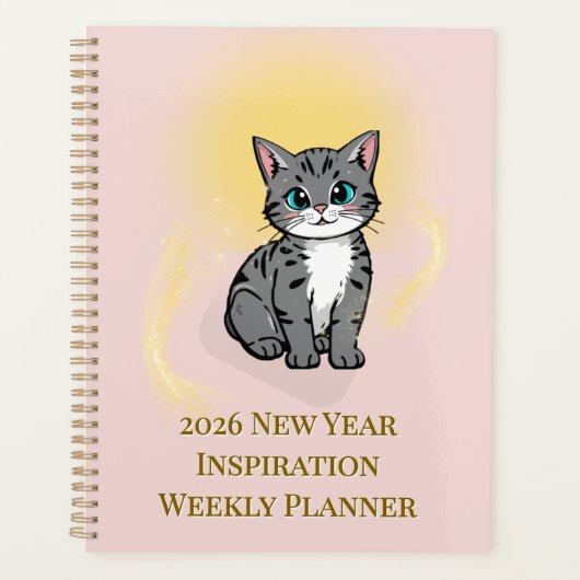 2026 New Year Inspiration Weekly Planner プランナー手帳 (正面)