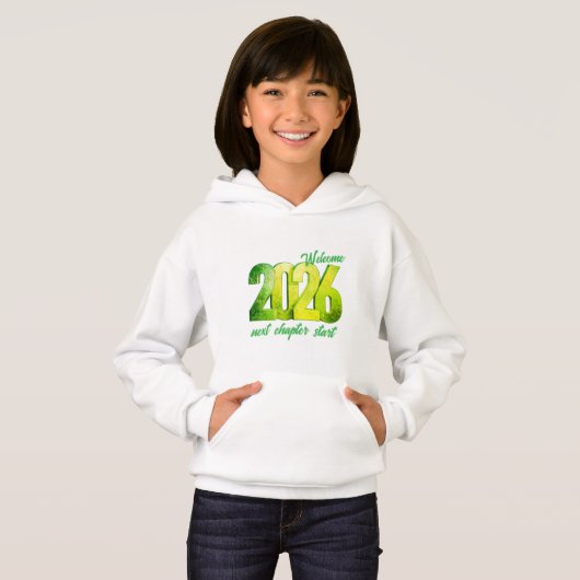 2026 NEW YEAR KIDS PULLOVER HOODIE (正面フル)