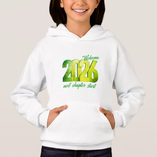 2026 NEW YEAR KIDS PULLOVER HOODIE (正面)