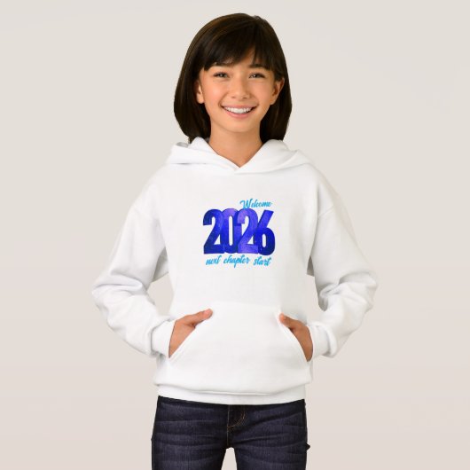 2026 NEW YEAR KIDS PULLOVER HOODIE (正面フル)