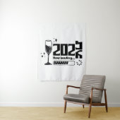 2026 New Year Loading Celebration Typography タペストリー (インサイチュ)