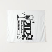 2026 New Year Loading Celebration Typography タペストリー (正面(横))