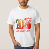 2026 NEW YEAR MENS VALUE T SHIRT Tシャツ (正面)