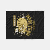 2026 New Year Same Hot Mess Celebration  フリースブランケット (正面(横))