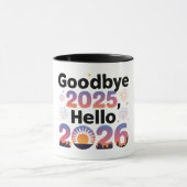 2026 New Year Sunset Celebration Coffee Mug マグカップ (中央)