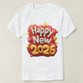2026 new year  tシャツ (デザイン正面)