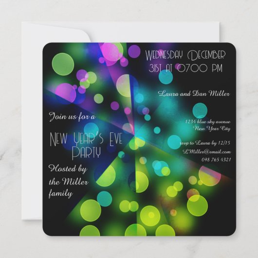 2026 new year with multicolor bubbles (裏面)