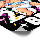 2026 New Years Baby Six Seven Bruh Funny Cool Dabb ポスター (角)