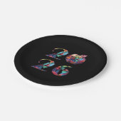 2026 New Year's Eve Party-Colorful ペーパープレート (アングル)