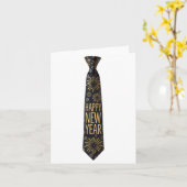 2026 New Year's Party Funny Fireworks Party New Ye カード (黄色い花)