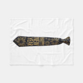 2026 New Year's Party Funny Fireworks Party New Ye フリースブランケット (正面(横))