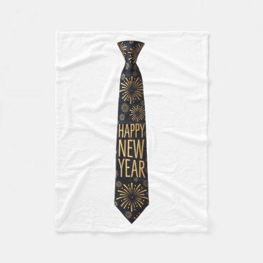 2026 New Year's Party Funny Fireworks Party New Ye フリースブランケット (正面)
