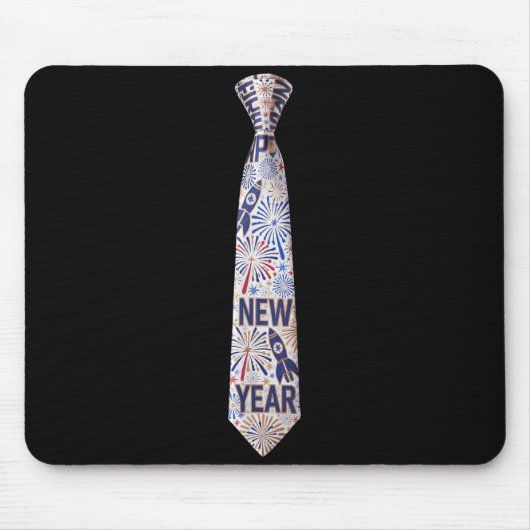 2026 New Year's Party Funny Fireworks Party New Ye マウスパッド (正面)