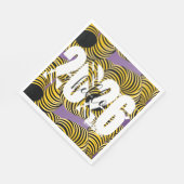 2026 New Years Trippy Bold Font スタンダードランチョンナプキン (角)