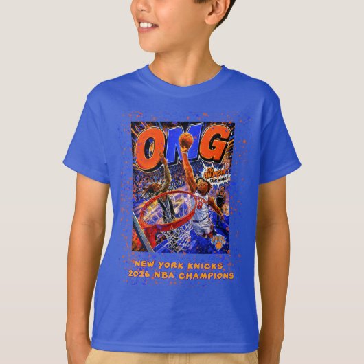 2026 New York Knicks NBA Champions - t-shirt Tシャツ (正面)