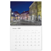 2026 Night Wandering Around Prague Castle Calendar カレンダー (1月 2027)