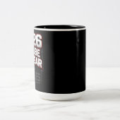2026 No Excuses ツートーンマグカップ (中央)