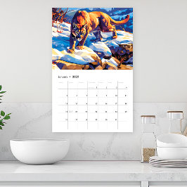 2026 North American Wildlifeペー独身のジ カレンダー