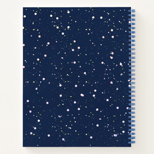 2026 number year artistic journal Spiral Notebook ノートブック (裏面)