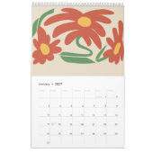 2026 One-Page Small Calendar – Clean and Modern カレンダー (1月 2027)
