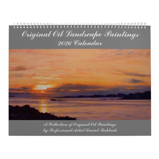 2026 Original Landscape Paintings カレンダー (カバー)