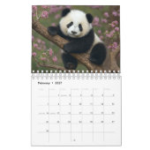 2026 Panda Calendar カレンダー (2月 2027)