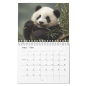 2026 Panda Calendar カレンダー (3月 2026)