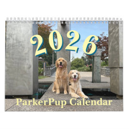 2026 ParkerPup Calendar カレンダー