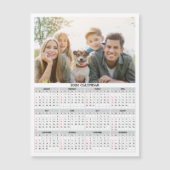 2026 Personalized Photo Calendar Magnet  (正面)