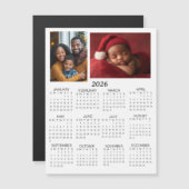 2026 Personalized Photos Mini Calendar (正面/裏面)