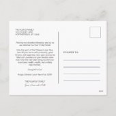 2026 Photo Gold Horse Chinese Lunar New Year シーズンポストカード (裏面)