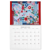 2026 Piece by Peace Scripture Calendar カレンダー (2月 2026)