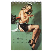 2026 Pin Up Calendar カレンダー (2月 2026)