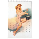 2026 Pin Up Calendar カレンダー (2月 2026)