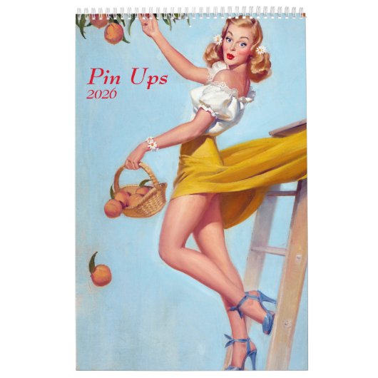 2026 Pin Up Calendar カレンダー (カバー)
