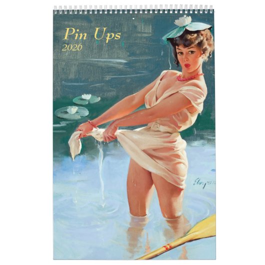 2026 Pin Up Calendar カレンダー (カバー)
