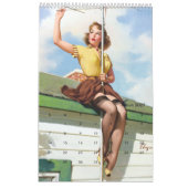2026 Pin Ups Calendar カレンダー (3月 2027)