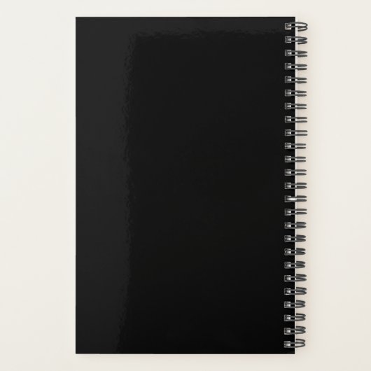 2026 Planner For Men Man Cave Planner Black Font プランナー手帳 (裏面)