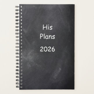 2026 Planner For Men Plans Chalkboard Style プランナー手帳