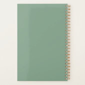 2026 Planner Spiral Bound Minimalist プランナー手帳 (裏面)