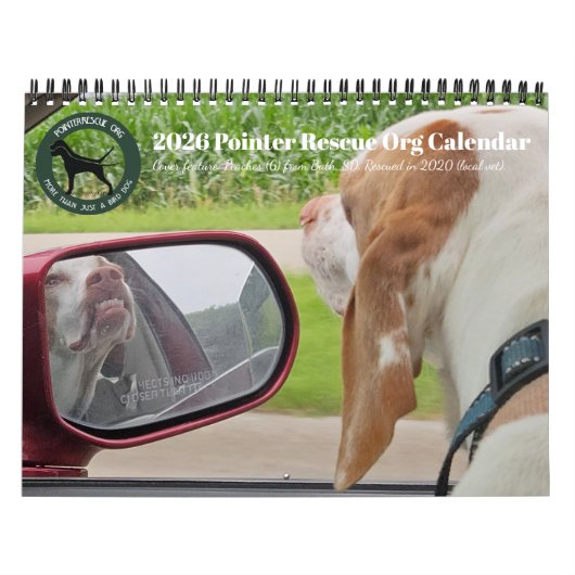 2026 Pointer Rescue Org Calendar カレンダー (カバー)