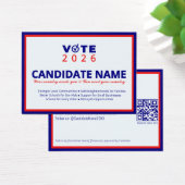 2026 Political Campaign Candidate Election Contact (デスク)